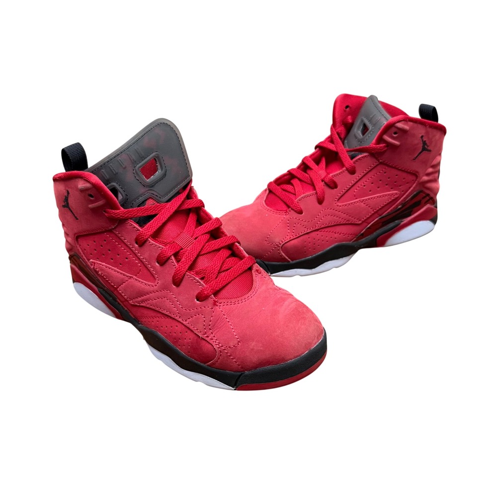 Nike Air Jordan Jumpman MVP Kids Size 3Y Red‎ Black White High Top Sneakers